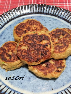 カレー香るいわしとはんぺんのハンバーグ!-レシピのメイン写真