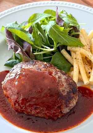 【楽めし】ハンバーグ-レシピのメイン写真
