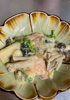 秋鮭のクリーム煮-レシピのメイン写真