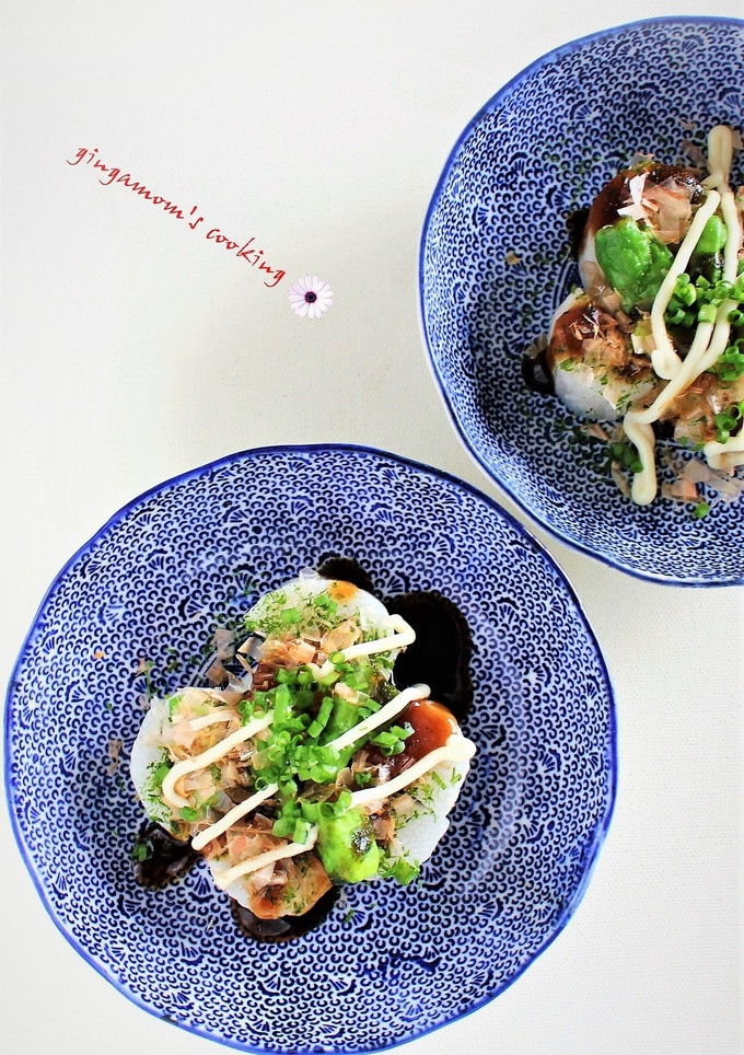 長芋としし唐辛子のお好み焼き風お惣菜-レシピのメイン写真