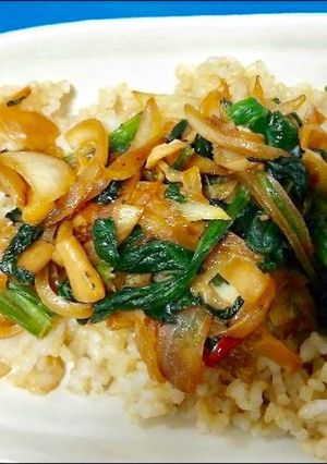 野菜のポン酢炒めのっけ飯-レシピのメイン写真