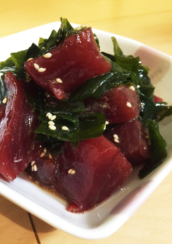 マグロとワカメのハワイアンポキ風-レシピのメイン写真