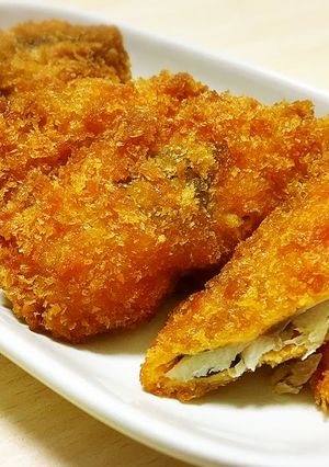 簡単おかず：鯵の大葉チーズフライ-レシピのメイン写真