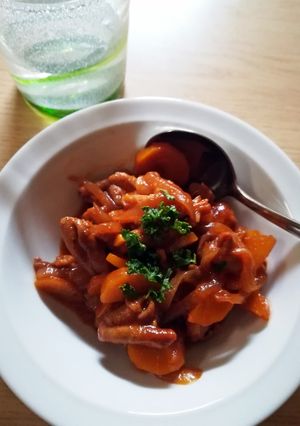 イタリアン?やわらかモツのトマト煮込み-レシピのメイン写真