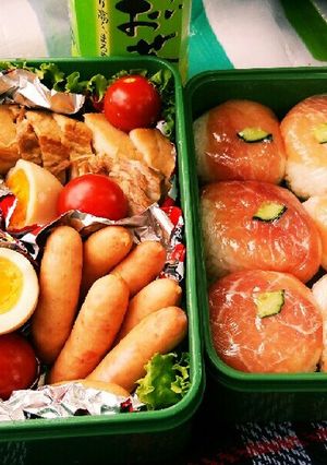 生ハムおにぎり-レシピのメイン写真