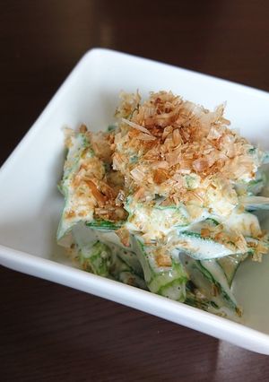 オクラのおかかチーズソース♪-レシピのメイン写真