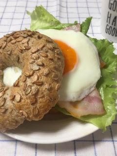 ライ麦たっぷりベーグル-レシピのメイン写真