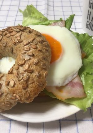 ライ麦たっぷりベーグル-レシピのメイン写真
