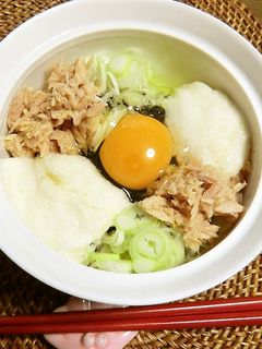 火を使わずに、ツナ入り夏のとろろ丼ランチ-レシピのメイン写真