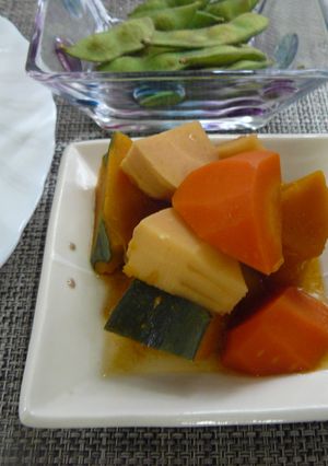 簡単!三種野菜の煮物-レシピのメイン写真