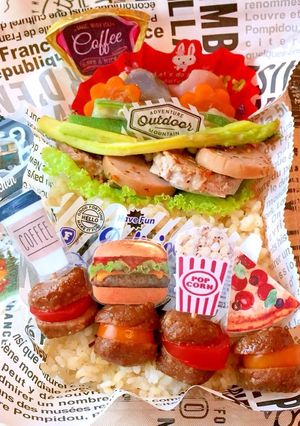 簡単★時短♫肉じゃが、あり合わせ 夏弁当-レシピのメイン写真