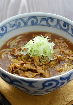 ねぎ豚カレーうどん-レシピのメイン写真