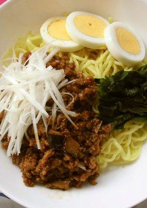 なんとなく・・ジャージャー麺！-レシピのメイン写真