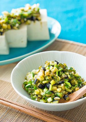 夏野菜たっぷり みそ香る山形だし-レシピのメイン写真