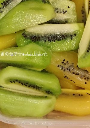 熱中症対策に！超簡単&美味♪塩キウイ-レシピのメイン写真