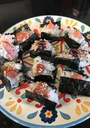 こにぎり カナッペ ☆味のり活用-レシピのメイン写真