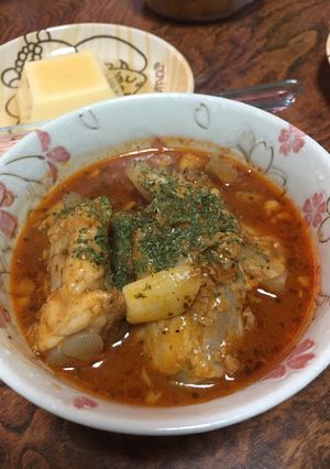 豚バラブロック(バラ軟骨)スパイシー煮込-レシピのメイン写真