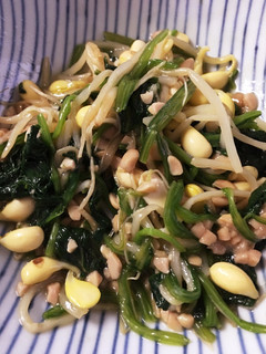 簡単☆もやしとほうれん草の納豆ナムル-レシピのメイン写真
