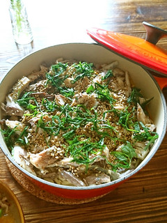 ル・クルーゼで♪鯖の炊き込みご飯-レシピのメイン写真