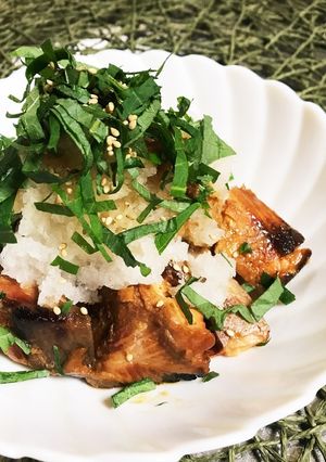 鮭の照り焼き〜さっぱりおろし乗せ〜-レシピのメイン写真