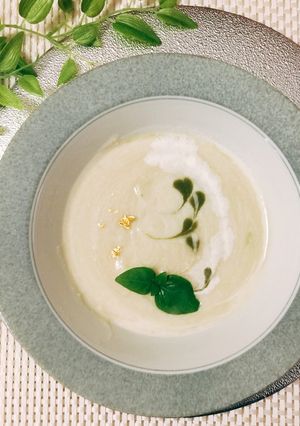 長芋とジャガイモのスープ♡バター不使用-レシピのメイン写真