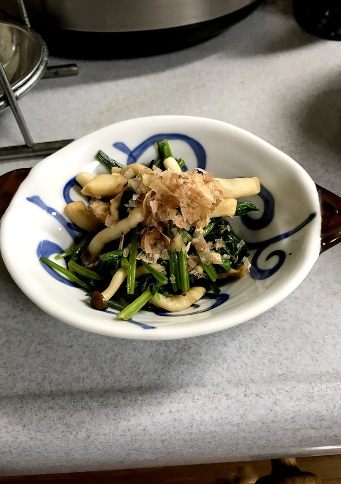 ほうれん草としめじのおひたし-レシピのメイン写真