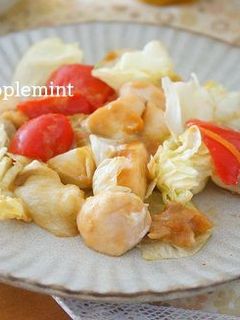 鶏胸肉とレタスのオイスターソース炒め-レシピのメイン写真