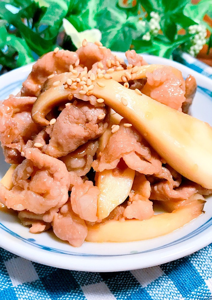 歯応え最高♡エリンギと豚肉の生姜焼き-レシピのメイン写真