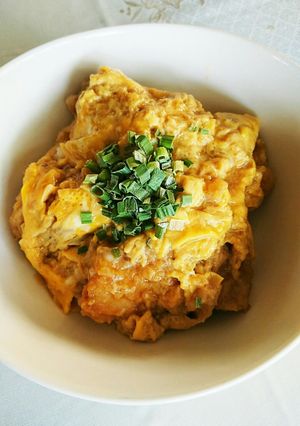 めんつゆで超簡単！美味しい♪鶏天とじ丼❤-レシピのメイン写真