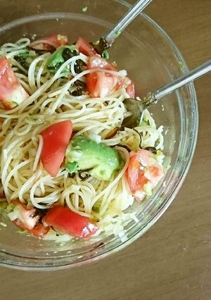 混ぜるだけ。ズボラの冷製パスタ-レシピのメイン写真