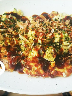 豆腐でヘルシー♡簡単お好み焼き♡-レシピのメイン写真
