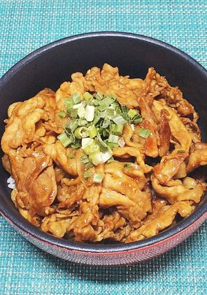 簡単！美味しい♪豚丼❤水無しVer.-レシピのメイン写真
