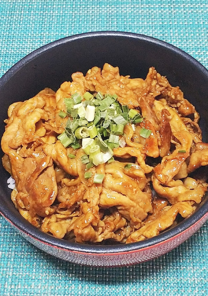 簡単！美味しい♪豚丼❤水無しVer.-レシピのメイン写真