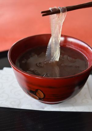 葛きりのぜんざい-レシピのメイン写真