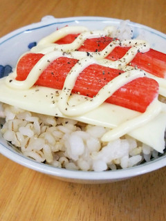 *カニカマチーズブラマヨご飯*-レシピのメイン写真