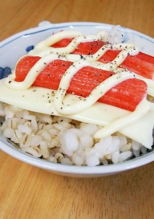 *カニカマチーズブラマヨご飯*-レシピのメイン写真