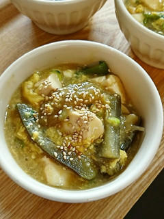 絹ごし豆腐と茄子ピーマンのかき玉あん-レシピのメイン写真