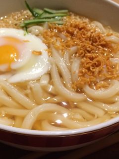 味つけ簡単!チキンラーメンうどん-レシピのメイン写真