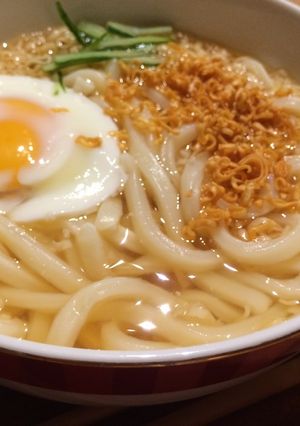 味つけ簡単！チキンラーメンうどん-レシピのメイン写真