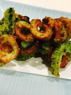 ゴーヤと竹輪の香りかき揚げ-レシピのメイン写真