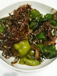 万願寺とうがらしとじゃこのおばんざい。-レシピのメイン写真