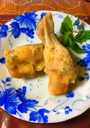 レンジで簡単☆鶏手羽元のハーブ蒸し-レシピのメイン写真