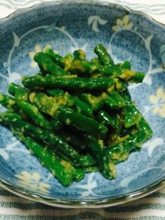 いんげんの生姜醤油和え-レシピのメイン写真