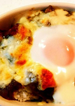 簡単！残りカレーで焼きカレー♪-レシピのメイン写真