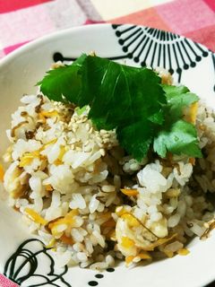 もずくと豚肉の炊き込みご飯-レシピのメイン写真