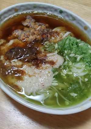 ねばねば素麺～きゅうりでさっぱりと～-レシピのメイン写真