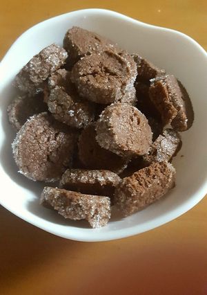 バレンタインに♡塩甘チョコレートサブレ-レシピのメイン写真