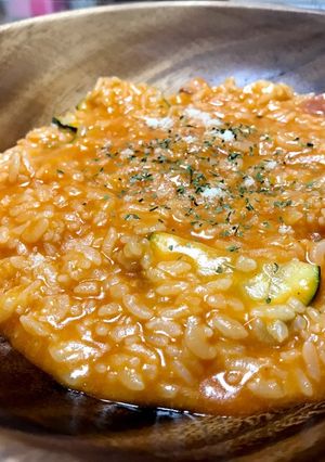 ♡ケチャップで！トマトチーズリゾット♡-レシピのメイン写真