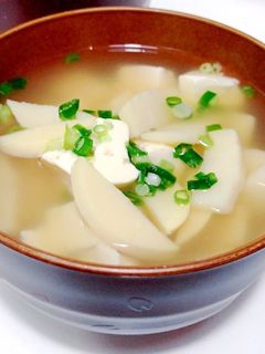 豆腐と筍のすまし汁:-)-レシピのメイン写真