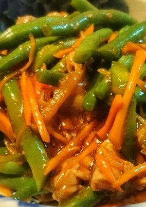 10分で完成♪いんげん豆甘酢炒め♪-レシピのメイン写真